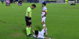 أحمد الجفالي يغادر مباراة الزمالك أمام إنبي مصاباً..فيديو - ايجي سبورت