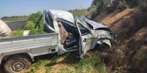 مصر.. إصابة 13 شخصًا في انقلاب سيارة ربع نقل بالظهير الصحراوي في البحيرة - ايجي سبورت