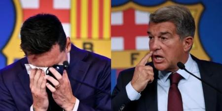 بعد رفضه مصالحة لابورتا.. عودة ميسي إلى برشلونة مهددة بالفشل - ايجي سبورت