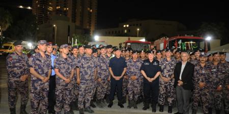 مدير الأمن العام ينقل تحيات الملك واعتزازه بالفريق الأردني المشارك في إخماد حرائق سوريا - ايجي سبورت
