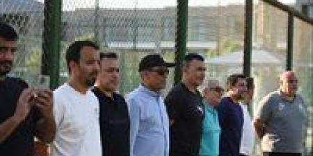 نجوم الكرة يتابعون مباراة منتخب مصر للشباب أمام الكويت - ايجي سبورت