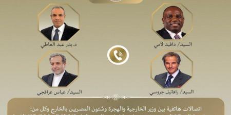 مصر.. وزير الخارجية يواصل اتصالاته المكثفة لخفض التصعيد بالمنطقة - ايجي سبورت