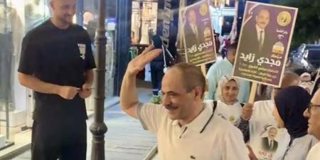 مسيرة في شوارع الاسماعيلية لدعم مرشح حزب حماة وطن - ايجي سبورت