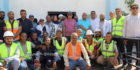 محافظ المنيا يراجع أعمال التوسعة بمحطات المياه - ايجي سبورت