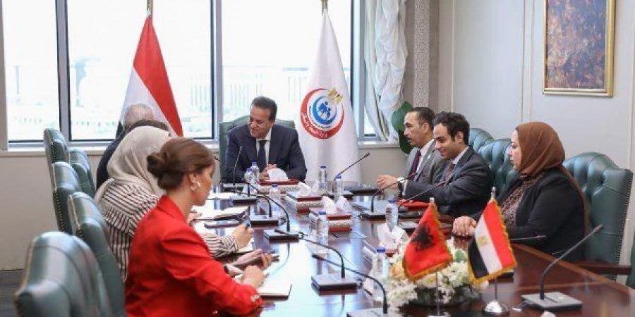 مباحثات مصرية - ألبانية لسبل تعزيز التعاون في القطاع الصحي - ايجي سبورت