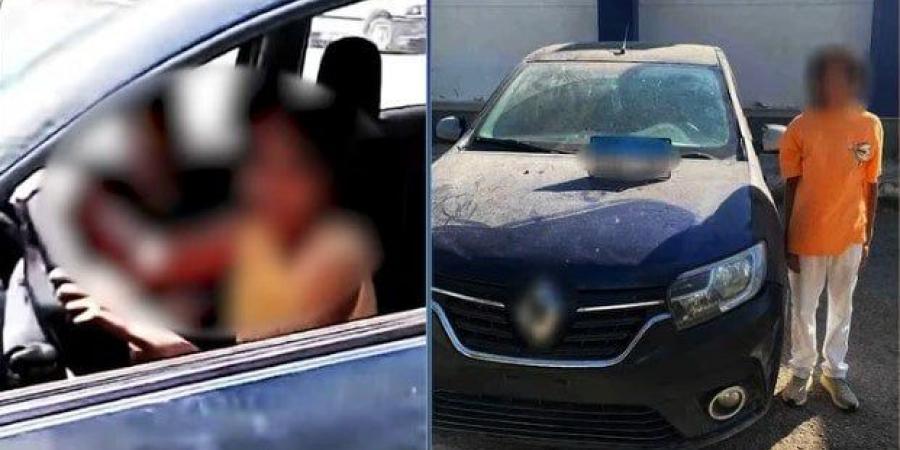 «خدها من ورا أبوه».. القبض على طفل قاد سيارة في بني سويف الجديدة - ايجي سبورت