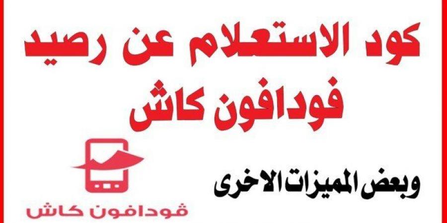 طريقة معرفة رصيد فودافون كاش.. طرق الاستعلام المجانية وأسهل كود 2025 - ايجي سبورت