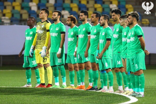 المصري يتعادل مع الهلال الليبي بعد هدف عكسي من باهر المحمدي