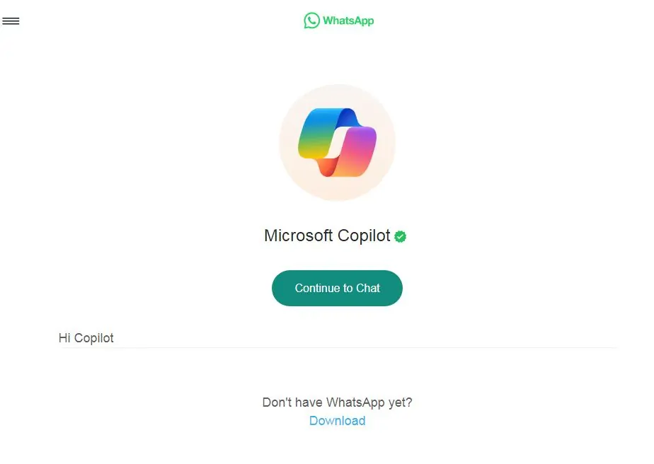 عاجل .. رابط مايكروسوفت كوبايلوت واتساب مجاناً microsoft copilot للتحدث مع الذكاء الاصطناعي