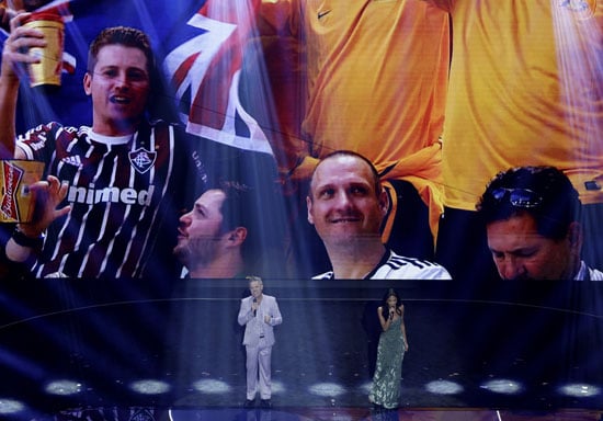 نيكول شيرزينجر والفنان البريطاني روبي ويليامز نيكول شيرزينجر والفنان البريطاني روبي ويليامز