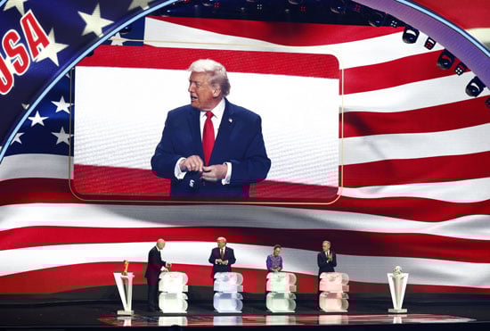 ترامب فى قرعة كأس العالم